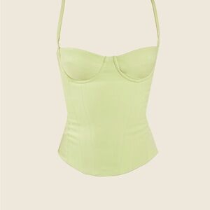 Mars the label- the everly corset in lime green 🍋‍🟩
